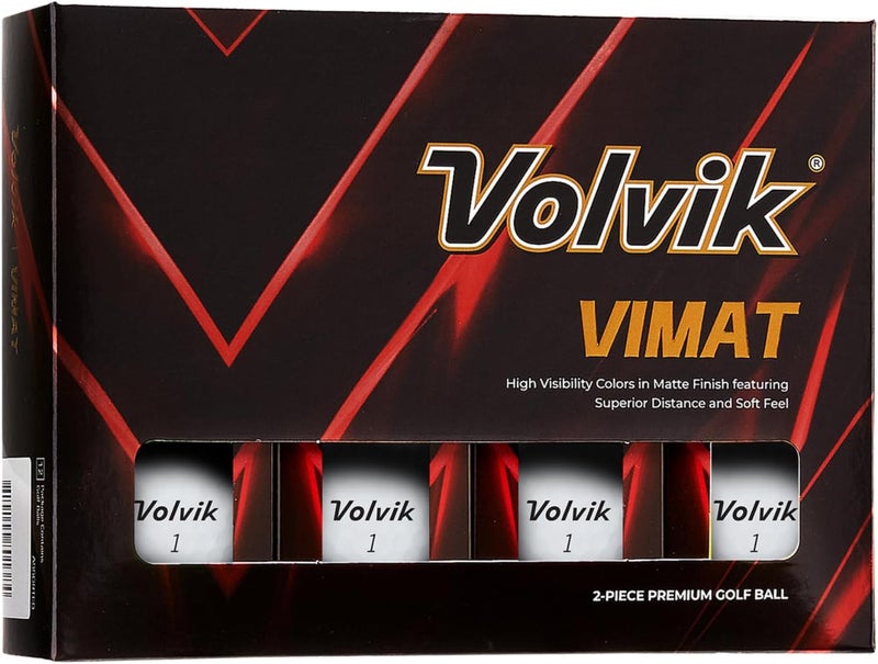 Volvik Vimat Golf Balls (White) - Image 1